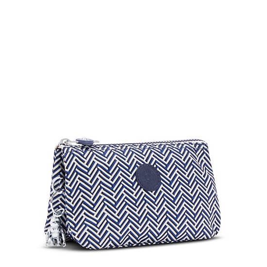 Kipling Creativity Large Printed Pouch Bags Urban Chevron | CA 2093AH